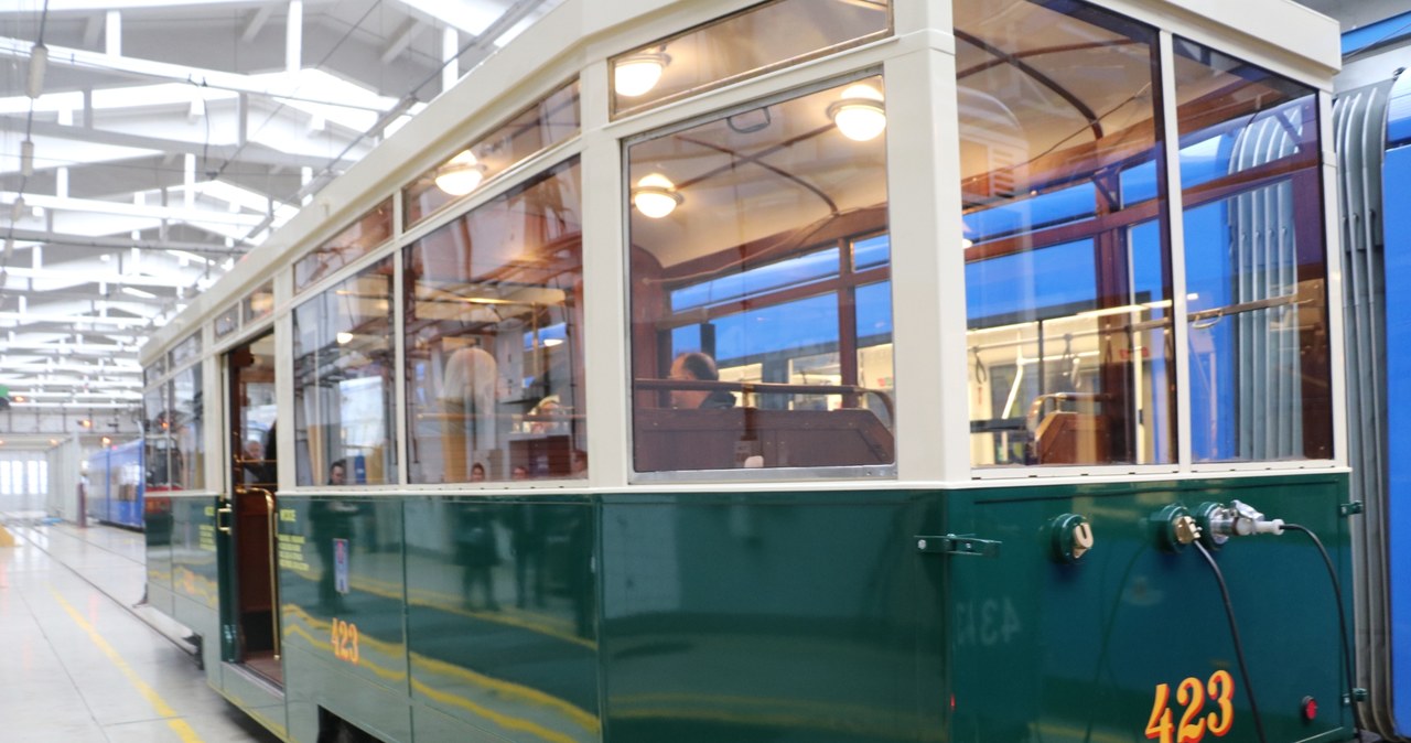 Odnowiony wagon tramwajowy 