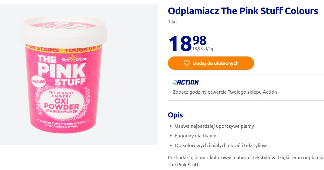 Odplamiacze The Pink Stuff są niezawodne /Action/screenshot /INTERIA.PL