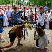 Odpust w Wejherowie - taniec feretronów