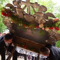 Odpust w Wejherowie - taniec feretronów