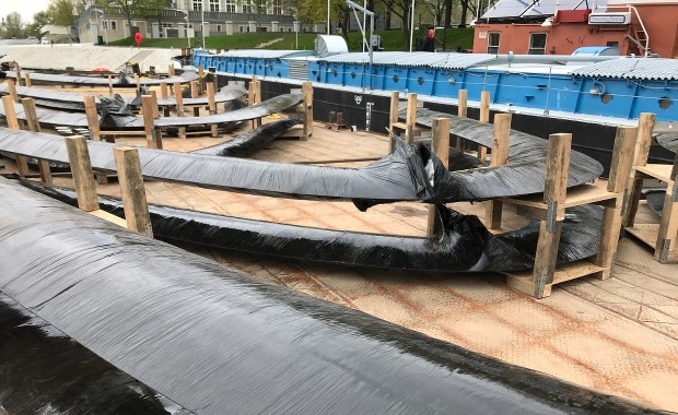 Odrą płynie rzeźba warta milion