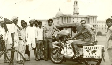 Odszedł Marek Michel. 40 lat temu objechał świat na motocyklu WSK 125 