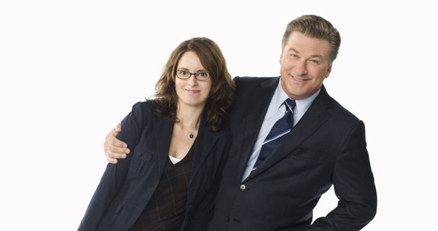 Odtwórcy głównych ról w serialu "Rockefeller Plaza 30" - Tina Fey i Alec Baldwin /materiały prasowe