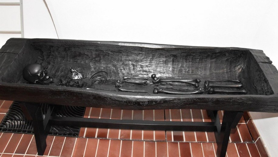 Odtworzone szczątki "Haliny" /Muzeum Oręża Polskiego w Kołobrzegu /Materiały prasowe