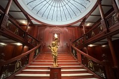 Odtworzone wnętrze Titanica można zwiedzać w Paryżu. Galeria