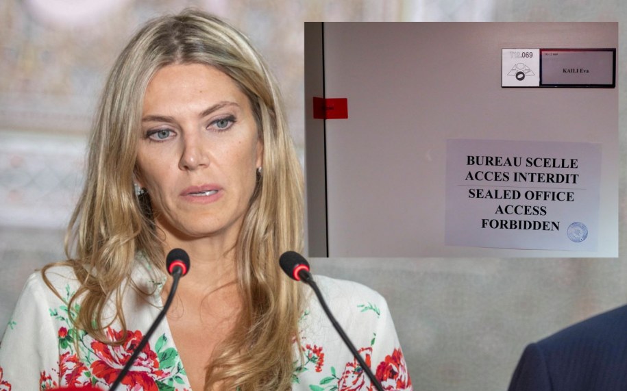 Odwołana i aresztowana była wiceprzewodnicząca Parlamentu Europejskiego Eva Kaili (fot. JALAL MORCHIDI/JULIEN WARNAND) /PAP/EPA
