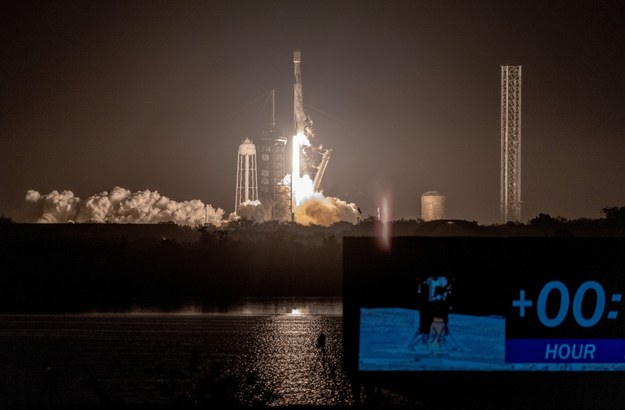Odyseusz został wyniesiony przez rakietę Falcon 9 firmy SpaceX /CRISTOBAL HERRERA-ULASHKEVICH /PAP/EPA