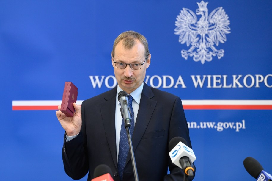 Odznaczenie w imieniu Jarosława Ziętary odebrał jego brat - Jacek /	Jakub Kaczmarczyk   /PAP