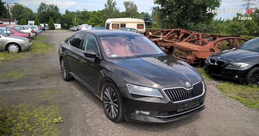 Odzyskana Skoda Superb /Informacja prasowa