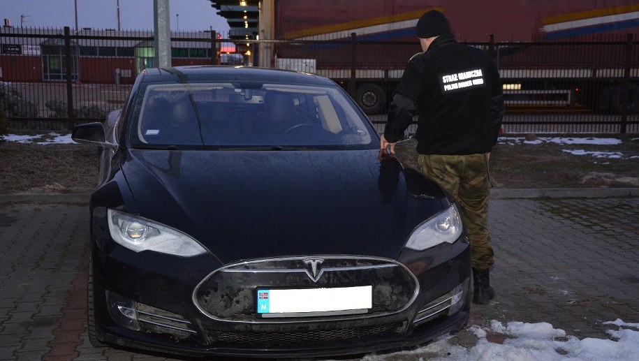 Odzyskana tesla /Straż Graniczna