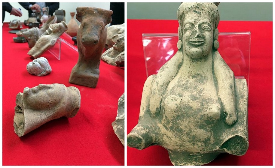 Odzyskane przez Europol zabytki /foto. Europol /