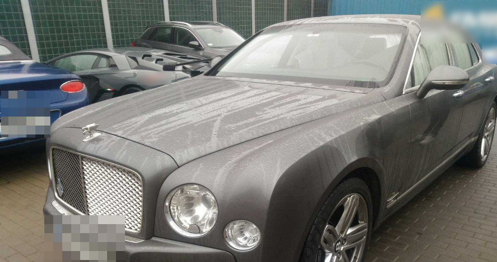 Odzyskany Bentley Mulsanne /Policja