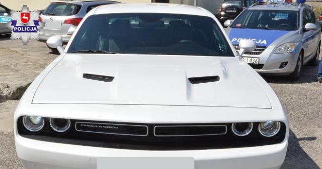 Odzyskany Dodge Challenger /Informacja prasowa