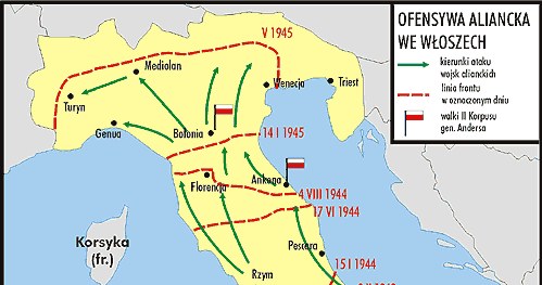 Ofensywa aliancka we Włoszech /Encyklopedia Internautica