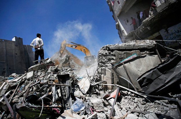 Ofensywa Izraela w Strefie Gazy rozpoczęła się w lipcu ubiegłego roku (zdj. archiwalne) / 	MOHAMMED SABER    /PAP/EPA