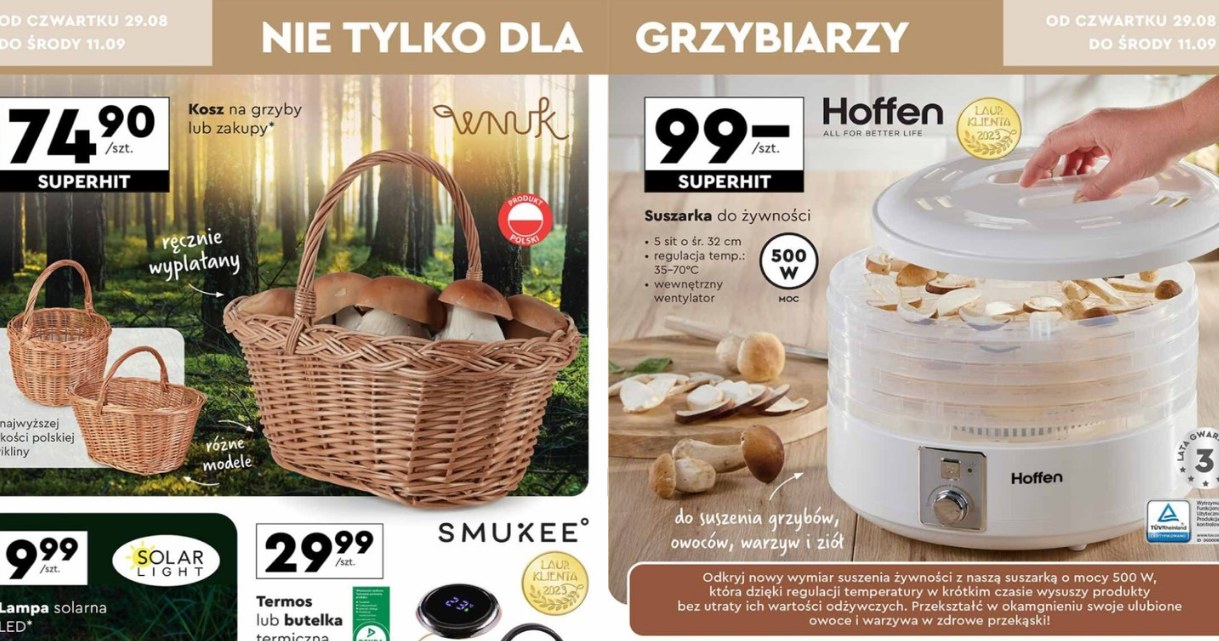 Oferta dla grzybiarzy w Biedronce! /Biedronka /INTERIA.PL