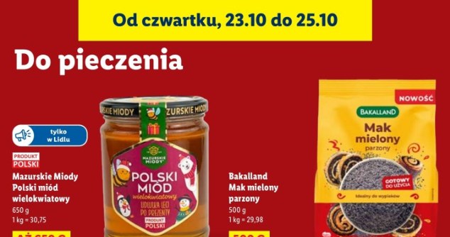 Oferta „Do pieczenia” w Lidlu – tylko do 25 października! /Lidl /INTERIA.PL