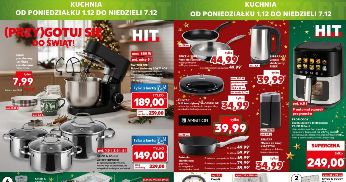 Oferta kuchennych hitów z Kauflanda – od 1 do 7 grudnia /Kaufland /INTERIA.PL