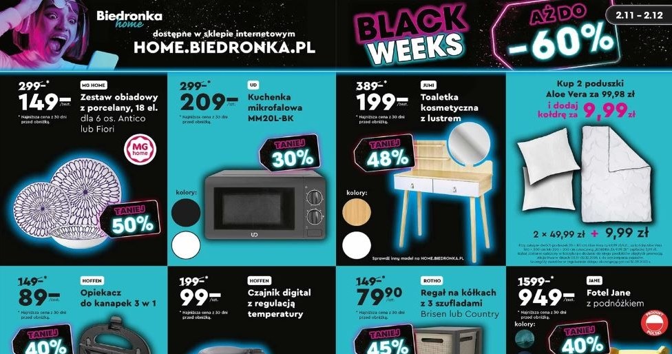 Oferta promocyjna Black Weeks w Biedronka Home! /Biedronka /INTERIA.PL