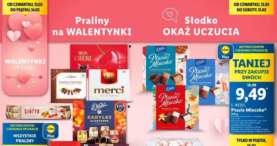 Oferta promocyjna na Walentynki od Lidla! /Lidl /INTERIA.PL