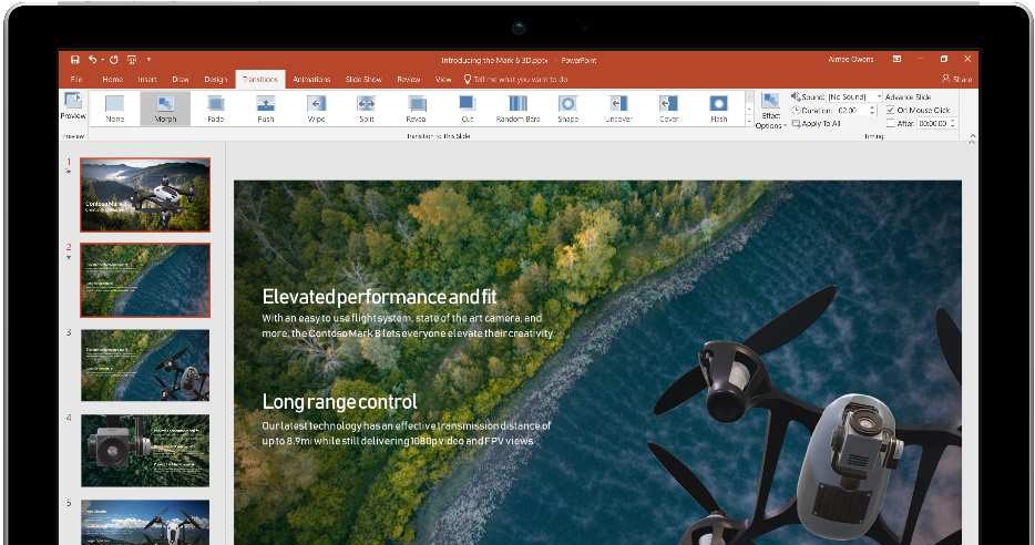 Office 2019  - PowerPoint /materiały prasowe