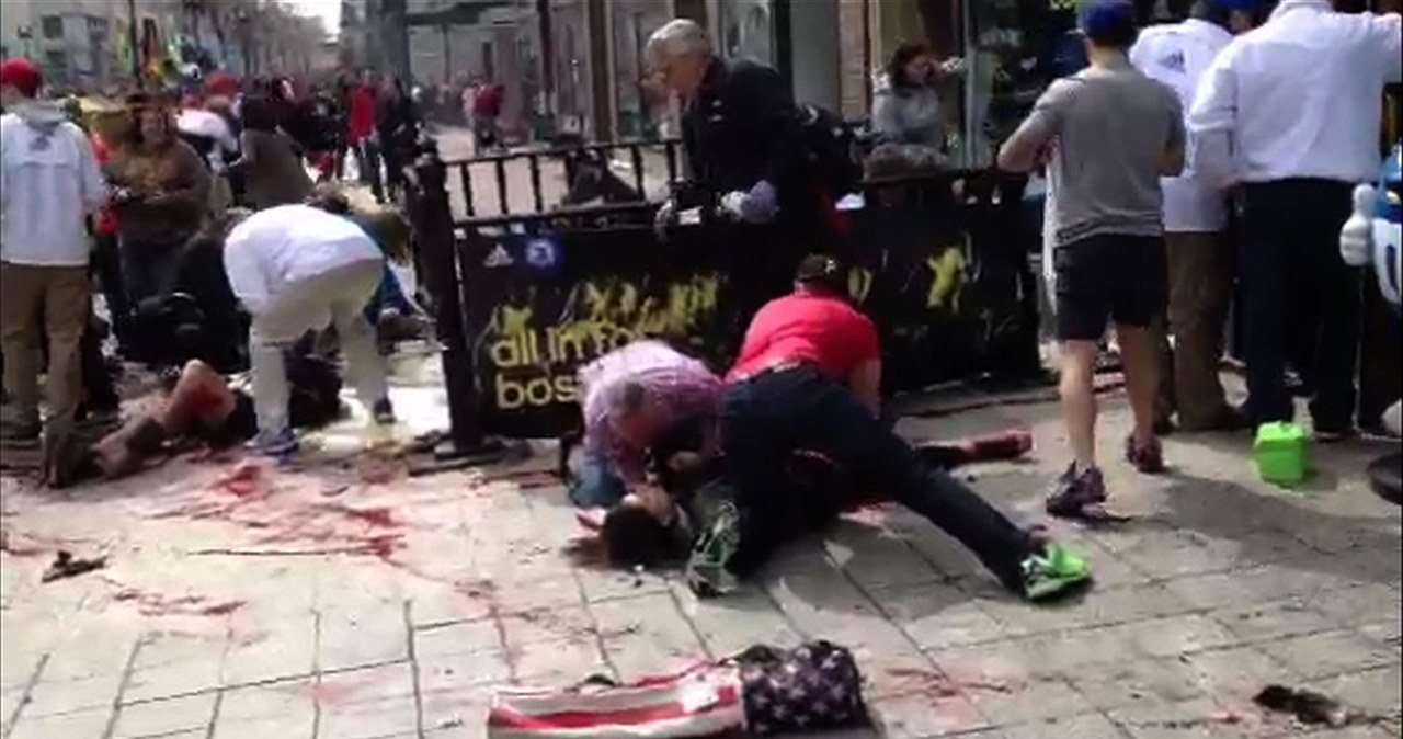 Ofiary zamachu w Bostonie /AFP