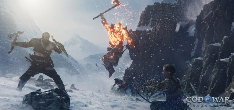 Oficjalna grafika God of War Ragnarok zaprezentowana przez Sony /materiały prasowe