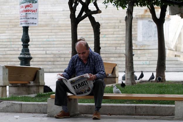 Oficjalne statystyki rządu greckiego mówią o 26-proc. stopie bezrobocia w skali kraju /AFP