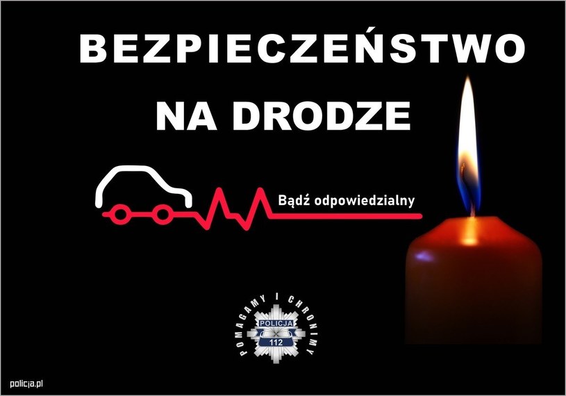 Oficjalny plakat akcji Znicz 2023 /Policja /Policja