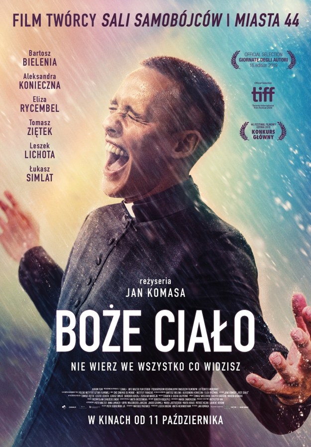 Oficjalny plakat "Bożego Ciała" /Kino Świat /Materiały prasowe