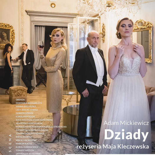 Oficjalny plakat "Dziadów" /Teatr im. Juliusza Słowackiego w Krakowie /Facebook