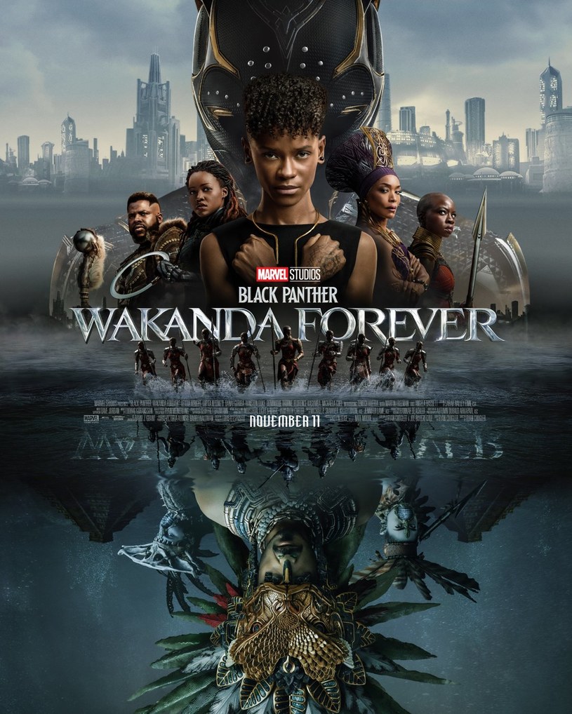 Oficjalny plakat filmu "Czarna Pantera: Wakanda w moim sercu" /Marvel Studios /materiały prasowe