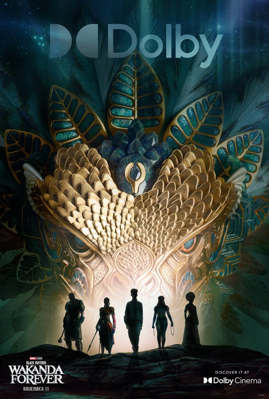 Oficjalny plakat filmu Czarna Pantera: Wakanda w moim sercu /MARVEL ENTERPRISES/MARVEL STUDIOS/VALHALLA MOTION PICTURES/Album Online /Materiały prasowe