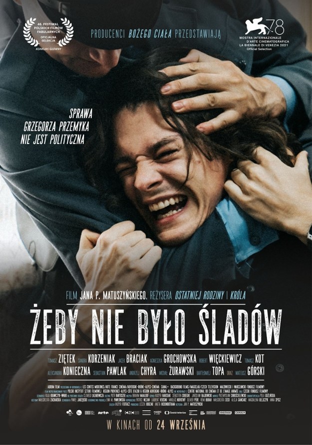 Oficjalny plakat filmu "Żeby nie było śladów" /Kino Świat /Materiały prasowe