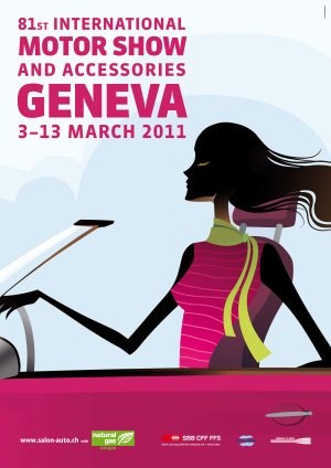 Oficjalny plakat salonu w Genewie /Informacja prasowa