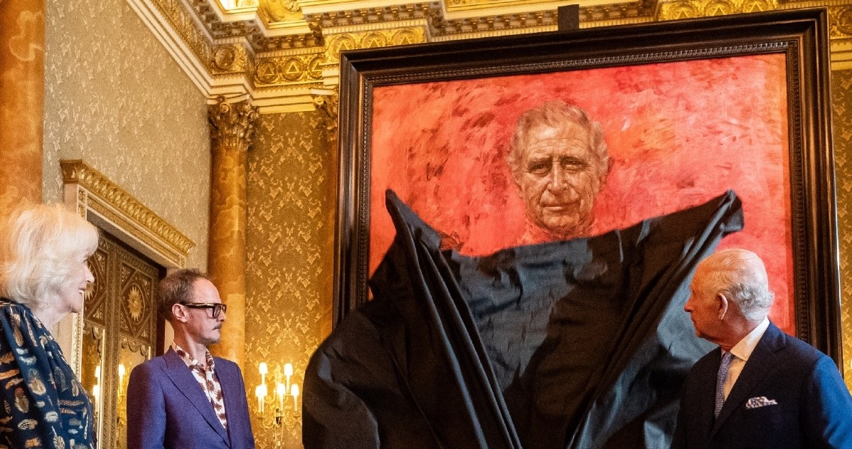 Oficjalny portret króla Karola III /Getty Images