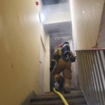 Ogień na dziesiątym piętrze. Pożar w Bielsku-Białej