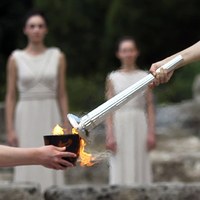 Ceremonia zapalenie znicza olimpijskiego