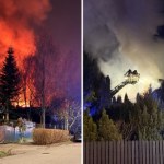 Ogień pojawił się na poddaszu. Nocny pożar domu niedaleko Piaseczna