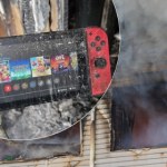 Ogień strawił prawie cały dom. Przetrwała tylko konsola Nintendo Switch
