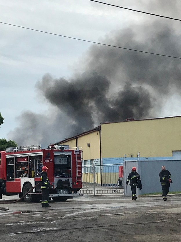 Ogień wybuchł ok. 1 w nocy /Marcin Buczek /RMF FM