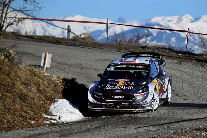 Ogier na trasie odcinka testowego /AFP