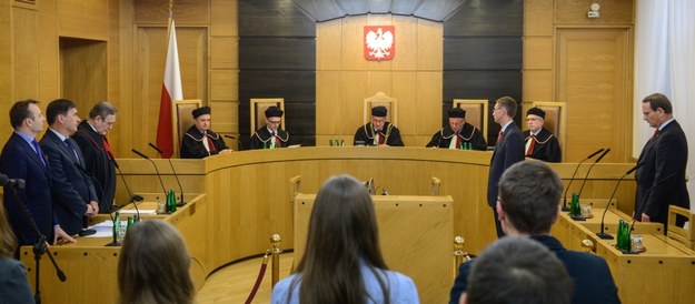 Ogłoszenie przez Trybunał Konstytucyjny wyroku ws. nowego prawa o zgromadzeniach /Jakub Kamiński   /PAP