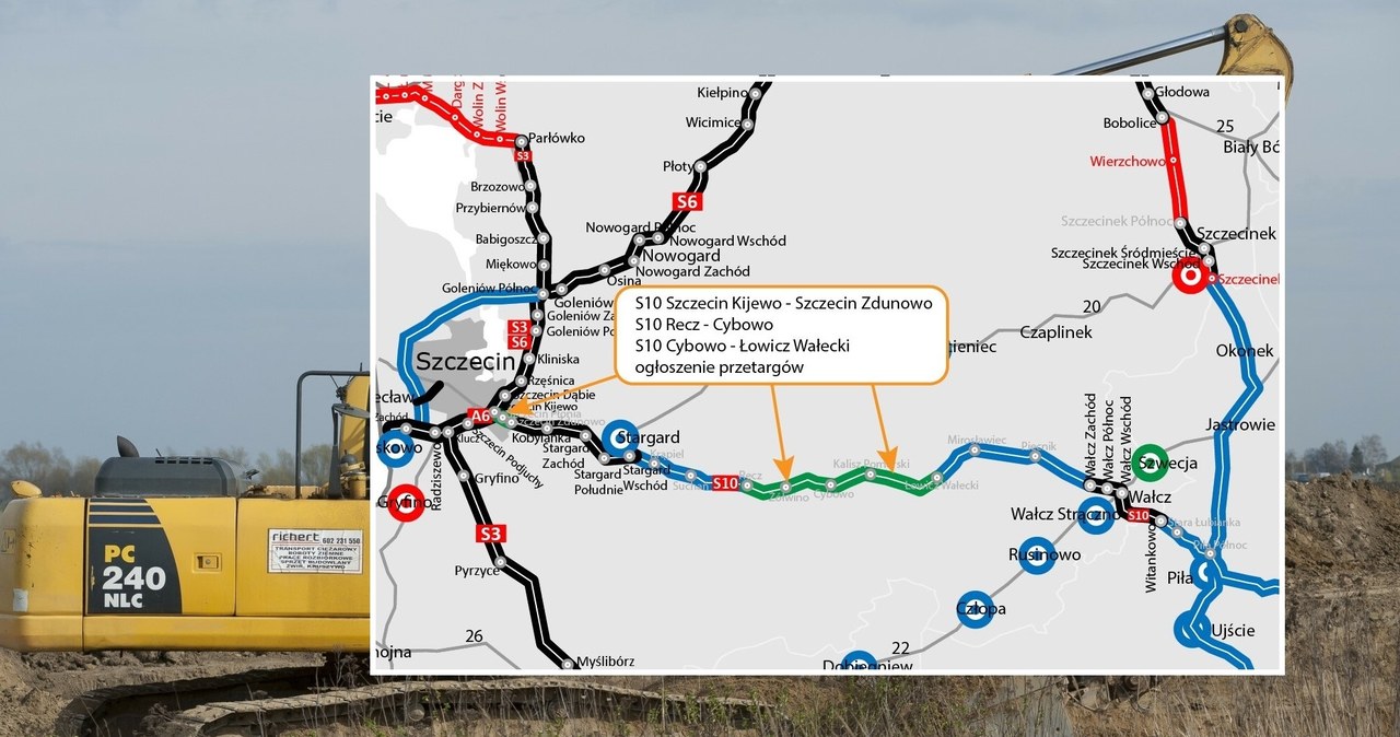 Ogłoszono przetargi na realizację kolejnych odcinków drogi ekspresowej S10. /zdjęcie ilustracyjne/ /Wojciech Strozyk/REPORTER/ East News/ GDDKiA_Szczecin/ X /