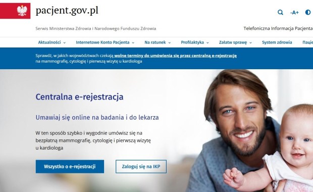 Ogólnopolska awaria platformy pacjent.gov.pl
