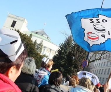 Ogólnopolski protest pielęgniarek i położnych