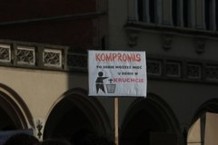 Ogólnopolski Strajk Kobiet. Protest w Krakowie. Galeria