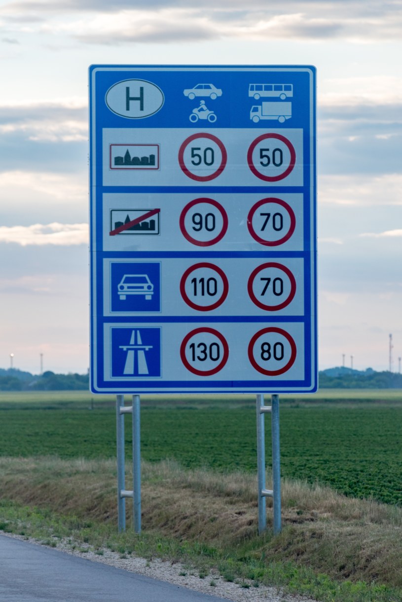 Ograniczenia prędkości obowiązujące na Węgrzech. //123RF/PICSEL /123RF/PICSEL