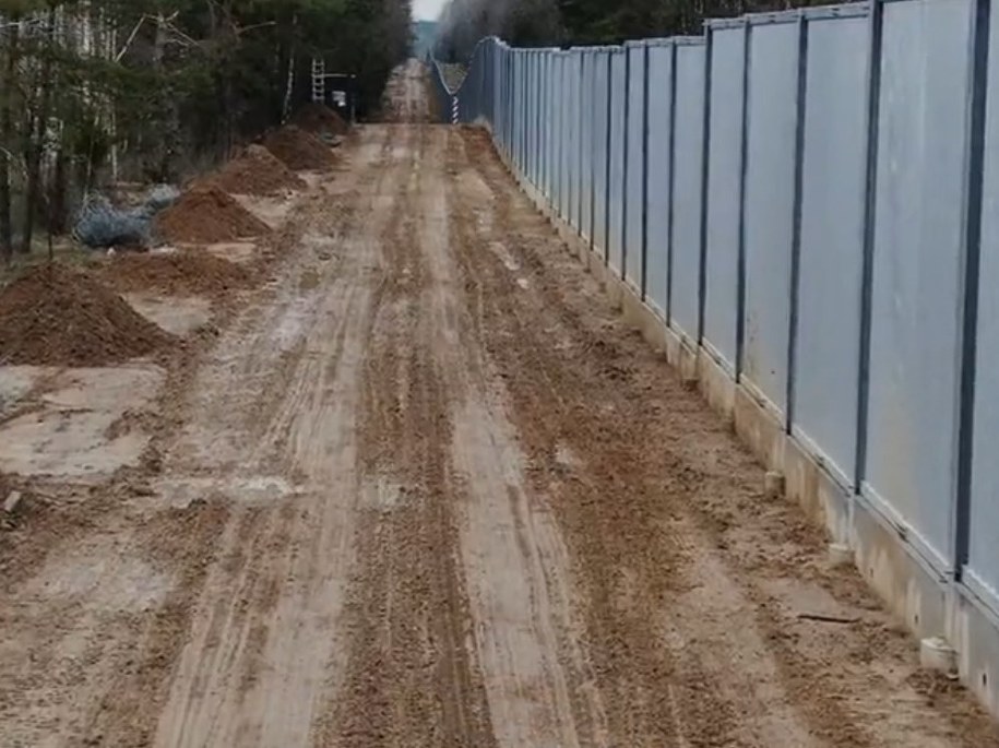 Ogrodzenie na granicy z Białorusią /Straż Graniczna