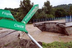 Ogrom zniszczeń po ulewach w Kasince Małej